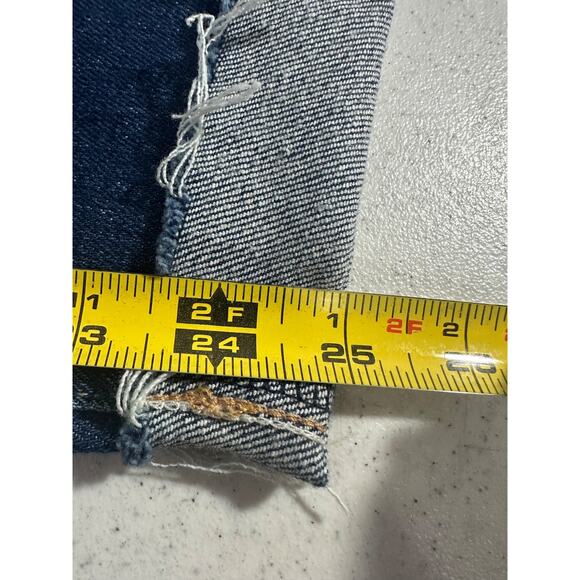 MOUSSY Vintage Tapered Jeans Made In Japan In Light Blue Sz 26 Denim Designer C7 - Picture 7 of 8